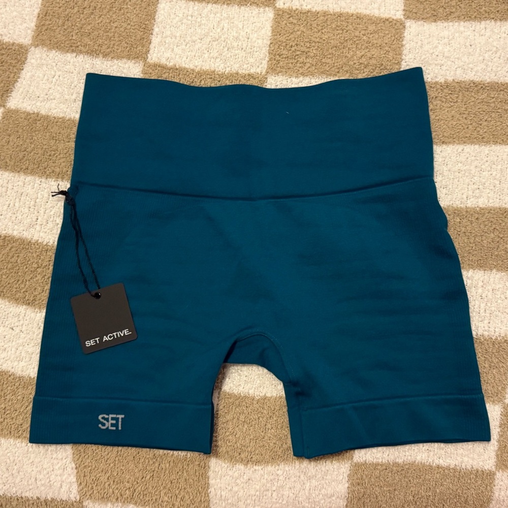 SET Sculpflex Bike Shorts—Cove